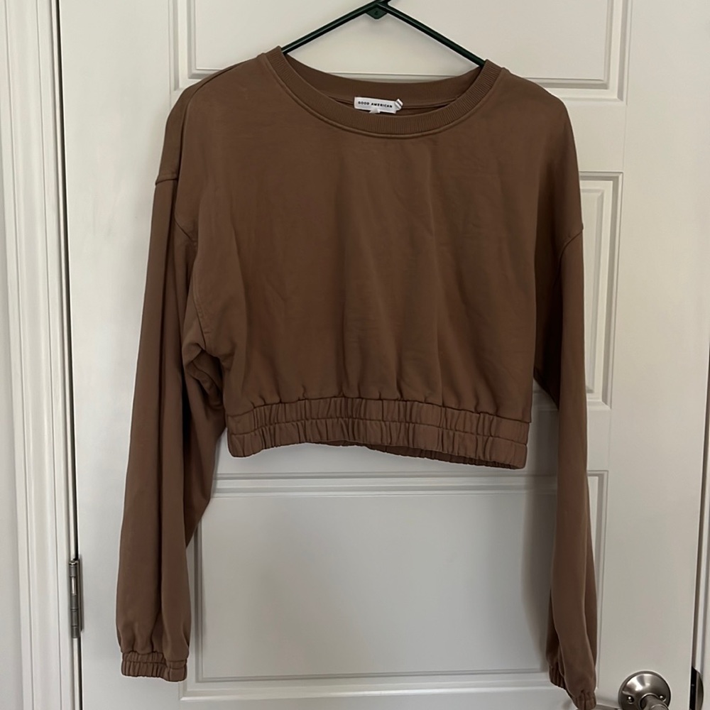 NWOT Good American sweatshirt